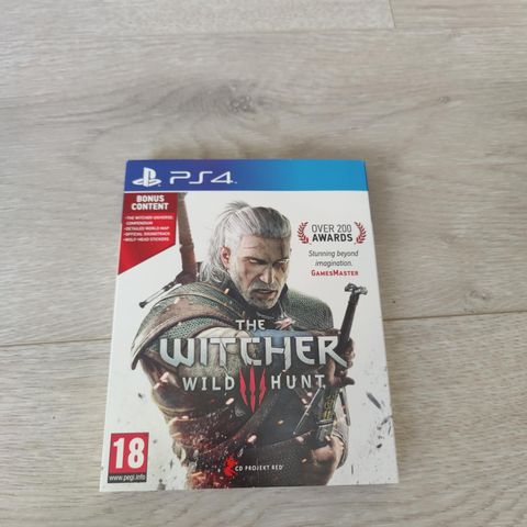 The Witcher 3 PS4 første utgave