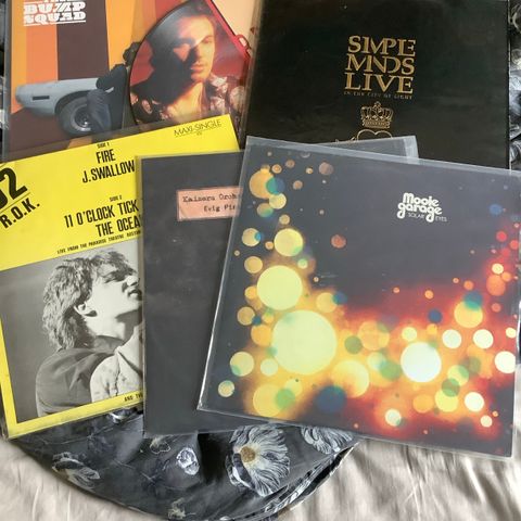 Diverse vinyl plater - Kaizers, U2, Springsteen, Simple Minds