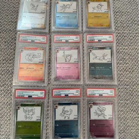 Nagaba Full set i PSA 9/10 ønskes kjøpt