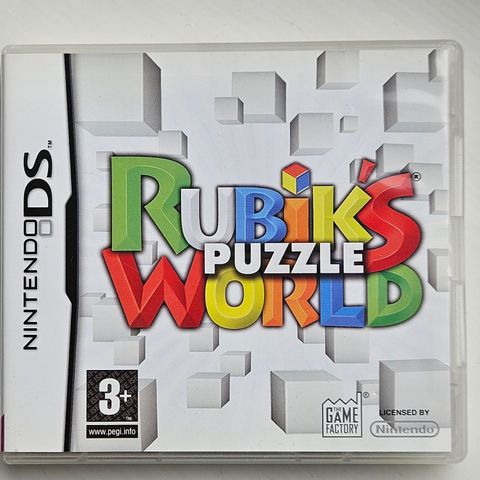 Rubik's Puzzle World DS, komplett med manual