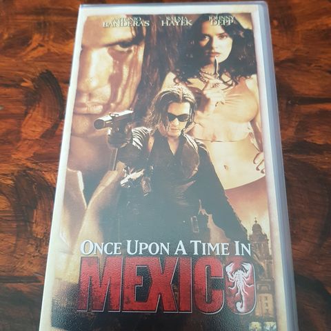 Once upon a time in Mexico vhs