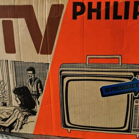 Gamle Philips TV