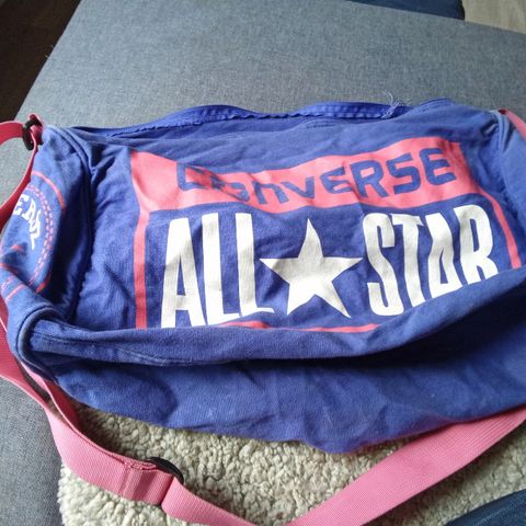 Vintage Converce All star  skulder bag  55 cm perfekt til trening /skole