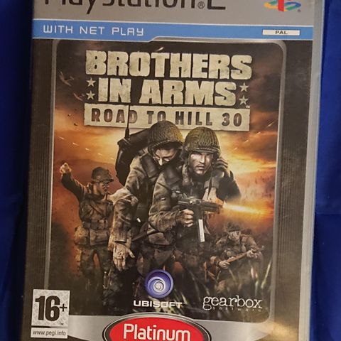 Brothers in arms Road to hill 30 platinum til Ps2.