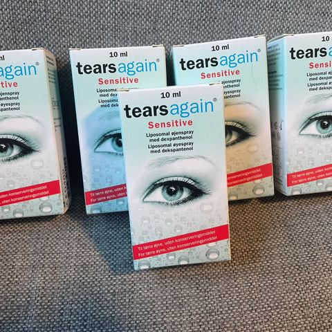 Tears again øyespray (for tørre øyne), tilskudd til øyedråper 💧