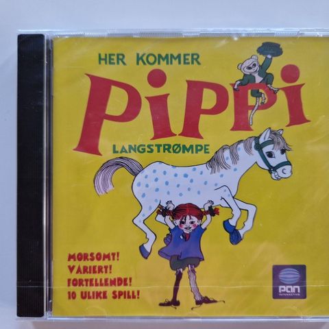 Her kommer Pippi Langstrømpe CD-rom spill
