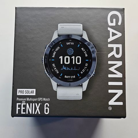 Fenix 6 pro solar