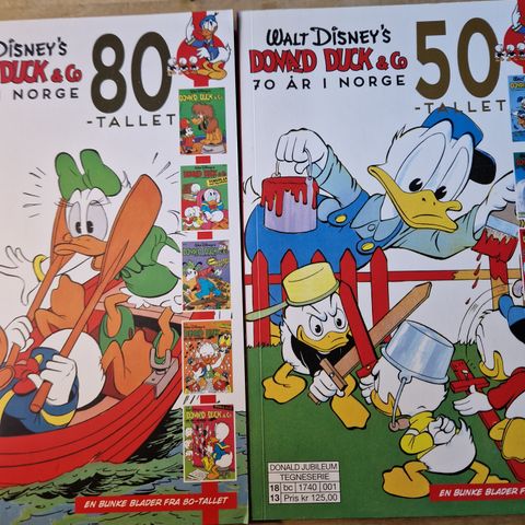 Walt Disney´s Donald Duck & Co 70 år i Norge. 50 og 80 tallet