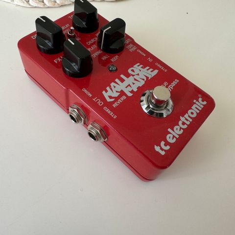 TC Electronic Hall of fame - Reverb-pedal