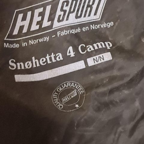 Helsport Snøhetta 4 Csmp telt