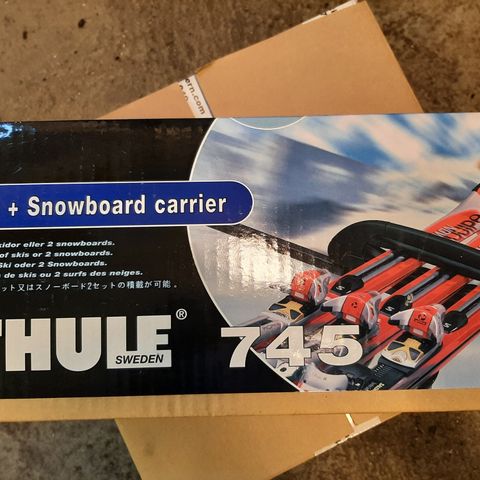 Thule 745 Ski + Snowboard carrier
