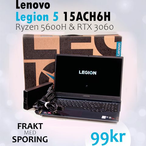 Lenovo Legion 5 15ACH6H | 15.6" 1080p120 16GB/1TB 5600H & RTX 3060