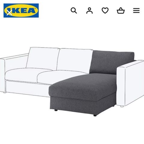 IKEA Vimle sjeselong
