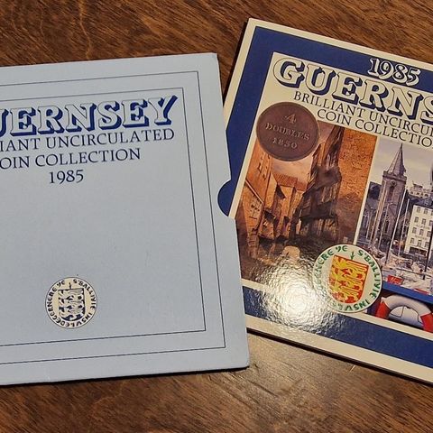 Guernsey Brilliant Uncirculated Coin Collection 1985