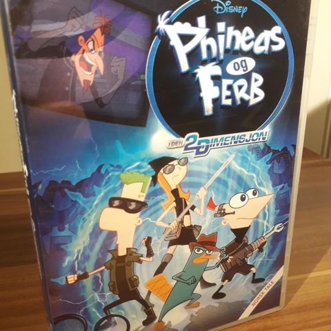 Phineas og Ferb: I den 2 dimensjon (norsk tale) 2011 DVD