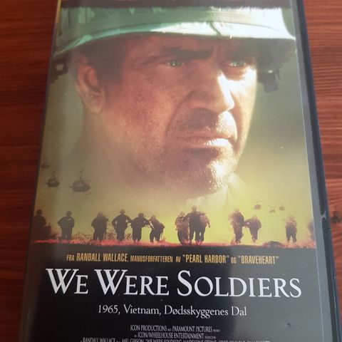 We Were Soldiers med Mel Gibson Ny vhs