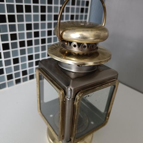 Vintage Vogn lampe for telys