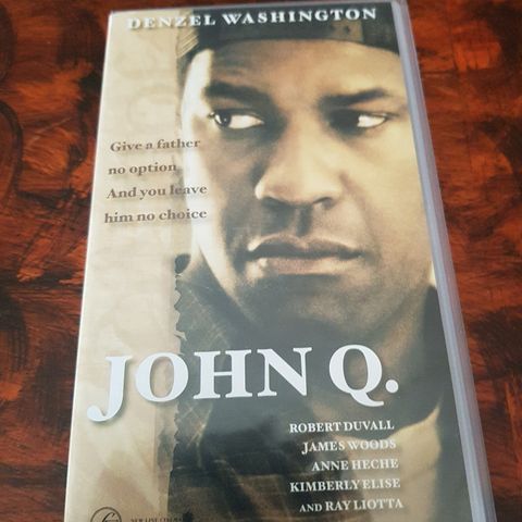 John Q Med Denzel Washington vhs