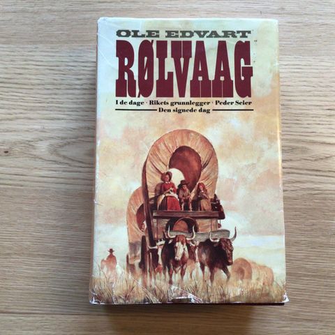 Gigantbok om immigrasjonen til USA av Ole Edvart Rølvaag