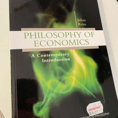 Philosophy of Economics