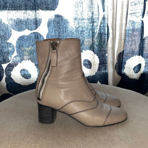 Chloe ankelboot brun/ beige i st. 381/2