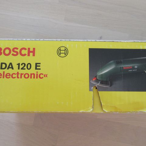 Deltasliper (hjørne sliper) Bosch PDA 120 E  + sandpapir til borrelås såle