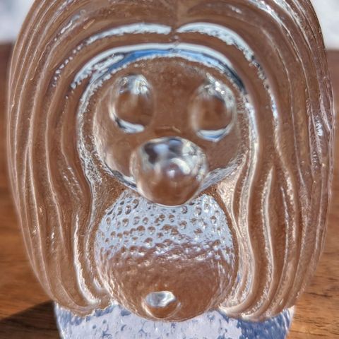 Troll fra Bergdala Glassbruk Sverige (ca. 10 cm H)