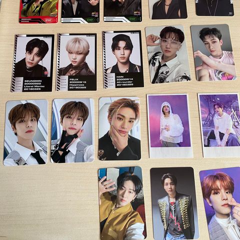 WTT/WTS stray kids fotokort