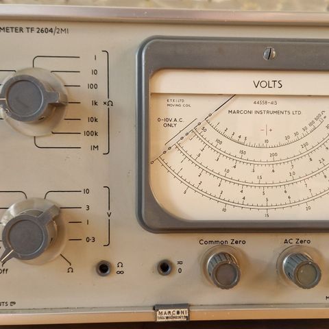 Marconi TF2604/2MI Electronic Voltmeter