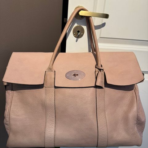 Mulberry Piccadilly pink pebbled leather