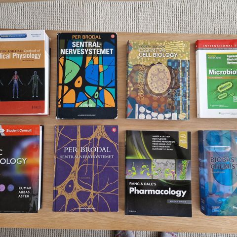 Bøker til medisinstudiet