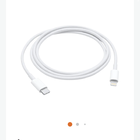 USB-C til lightening kabel
