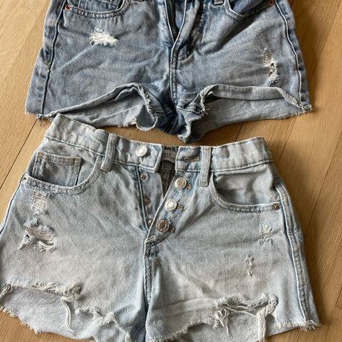 Zara shorts, denim str 8-10 år