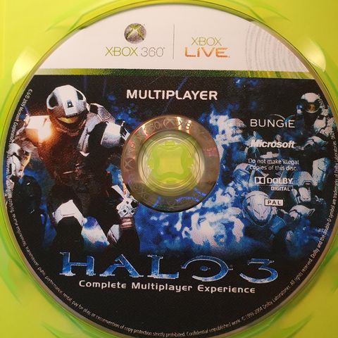 Halo 3: Mythic Multiplayer Edition til Xbox360