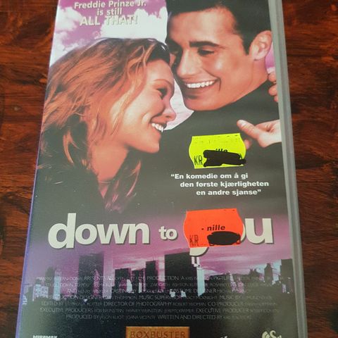 Down to you vhs