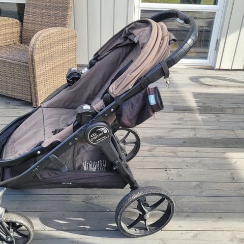 Baby Jogger City Premiere + Liggedel Deluxe, Taupe