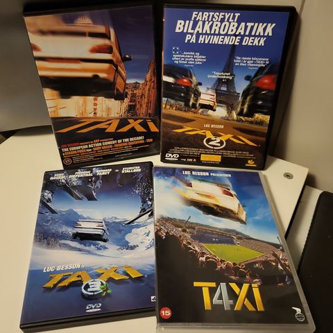 Taxi quadroligy - alle 4 filmer