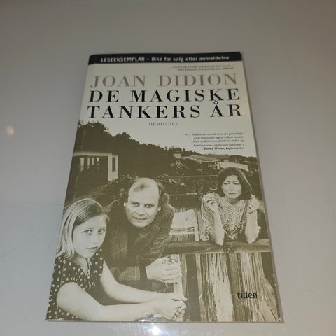 De magiske tankers år. Joan Didion