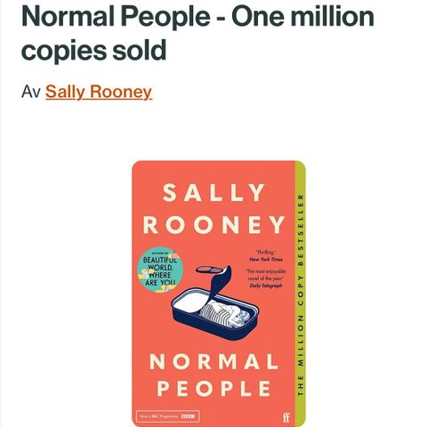 Normal people fra Sally Rooney