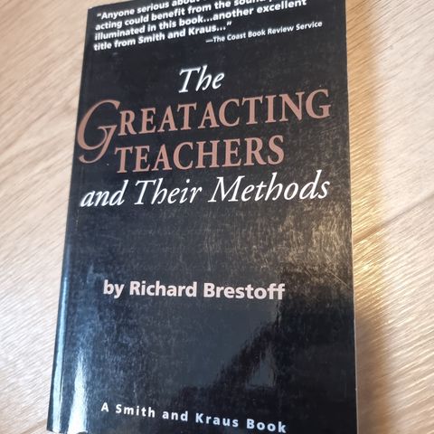 The great acting teachers and their methods by Brestoff