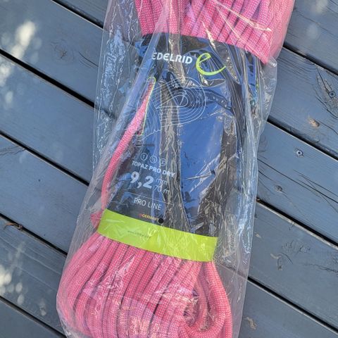 Edelrid Topaz Pro Dry 9.2 x 70m. 1900 kr avslag