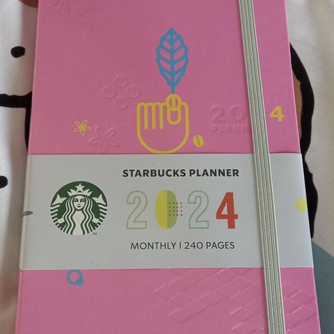 Rosa Starbucks Planner 2024.