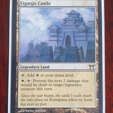 Magic the gathering kort. Eiganjo Castle