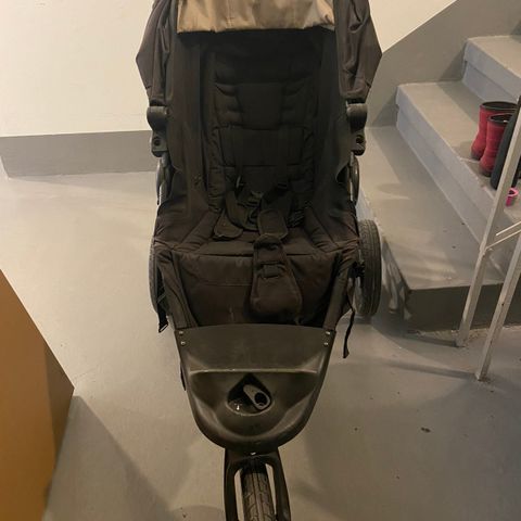 Baby city jogger elite vogn inkl. bagdel selges med adaptorer
