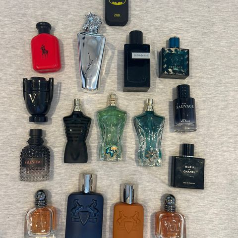 Parfyme dekant av diverse nisje og designer, selger 2, 3, 5 og 10ml. BILLIG!!!