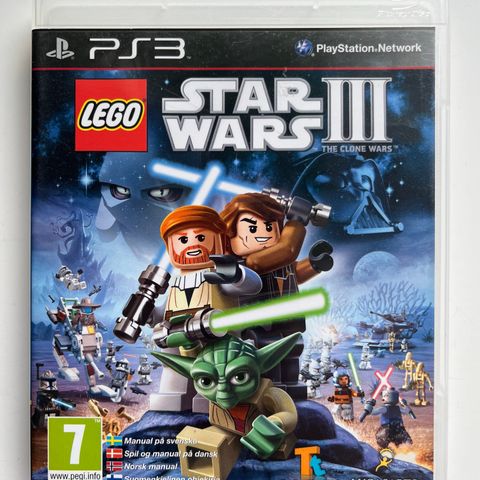 ps3 spill STAR WARS III 3 barn LEGO