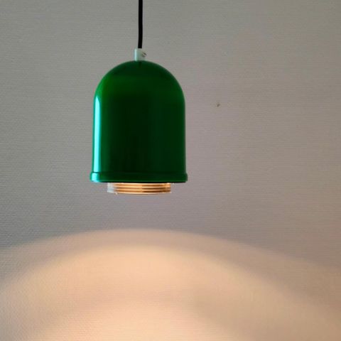 Vintage Ikea lampe/pendel.Grønn.