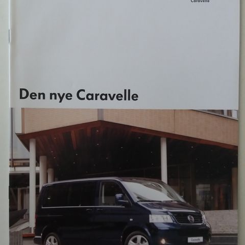 Volkswagen CARAVELLE -brosjyre. (NORSK)