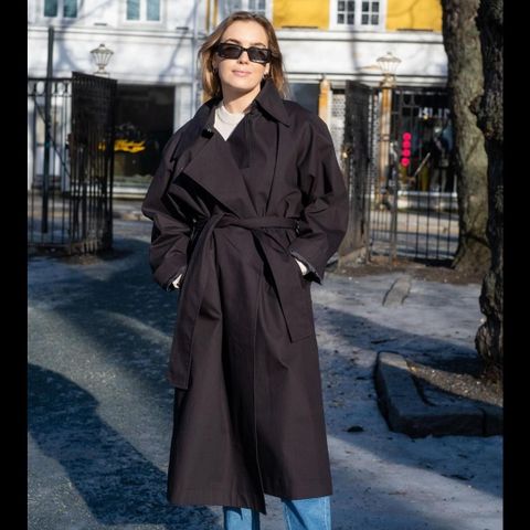 Ny trenchcoat Just female, 36 oversized