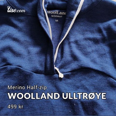 WoolLand Rena Merino Half-zip Ulltrøye